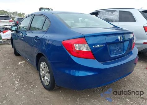 2012 Honda Civic Lx из США, поврежденный, VIN 19XFB2F56CE022664
